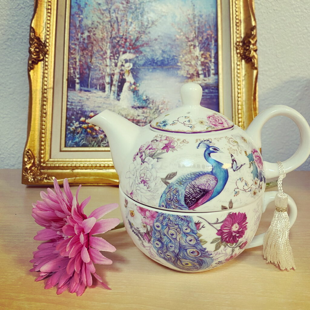 Teapot and painting