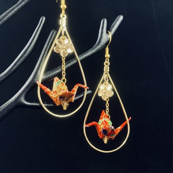 Origami earrings