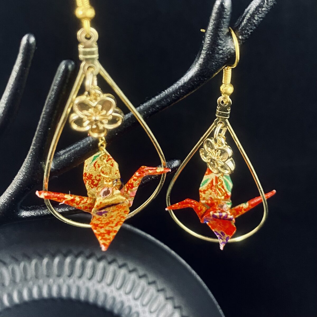 Origami earrings