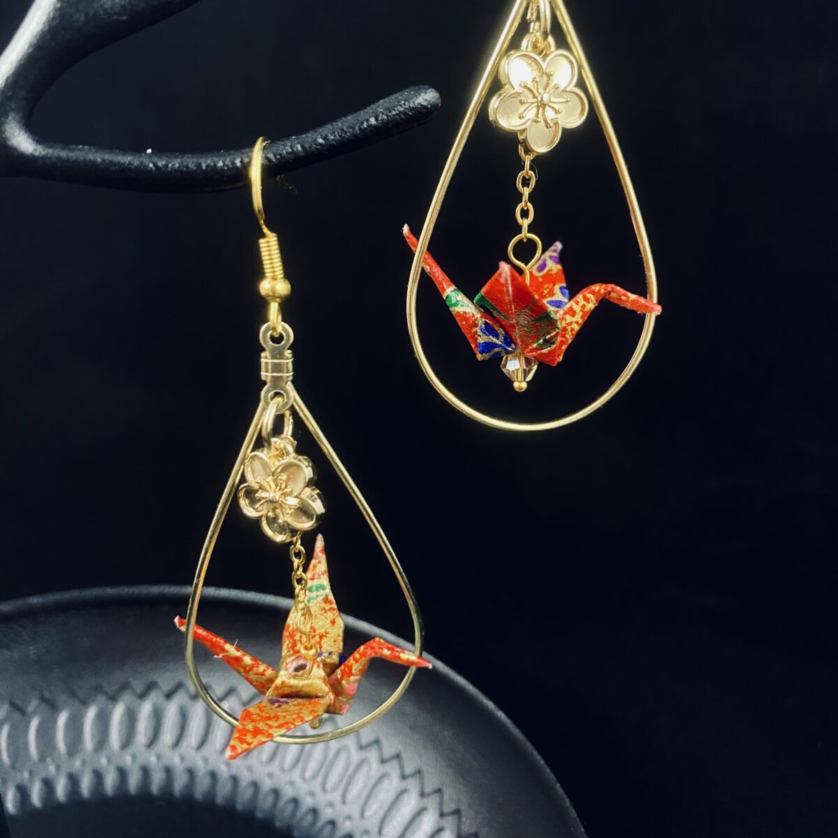 Origami earrings