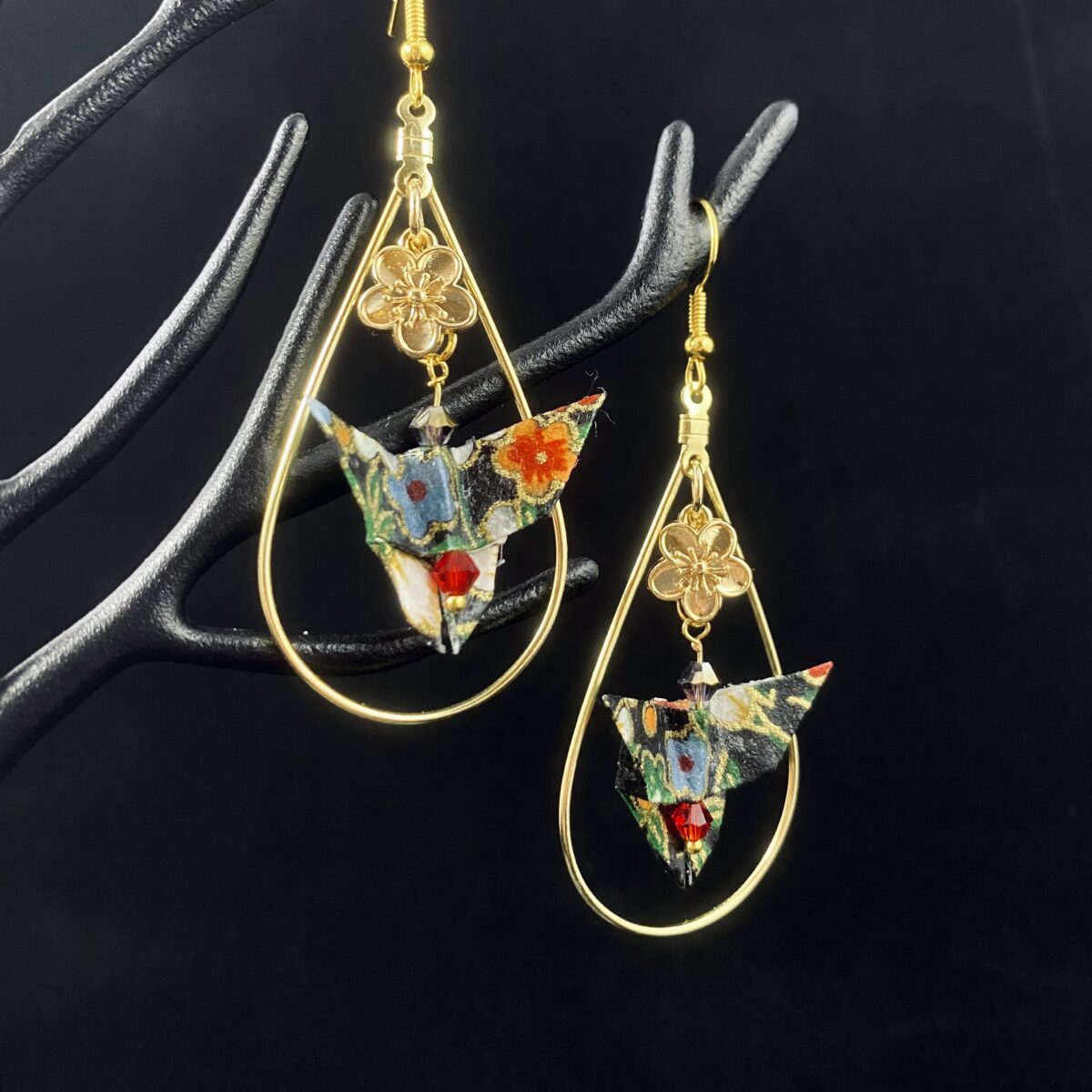 Origami earrings