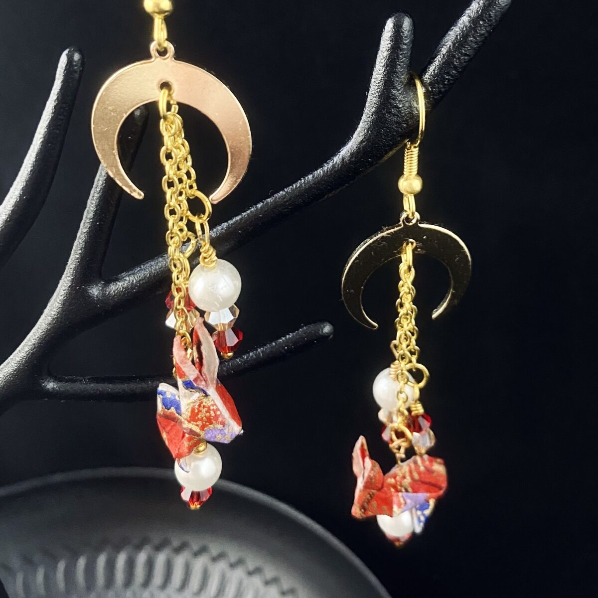 Origami earrings