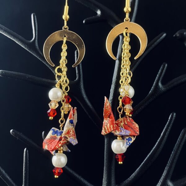 Origami earrings