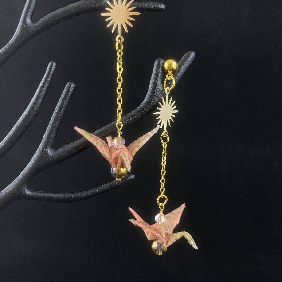 Origami earrings