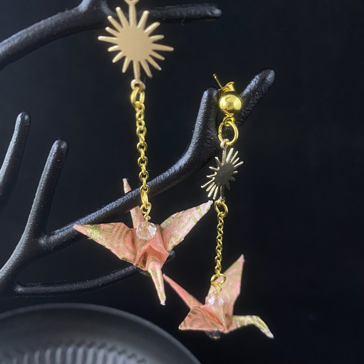 Origami earrings