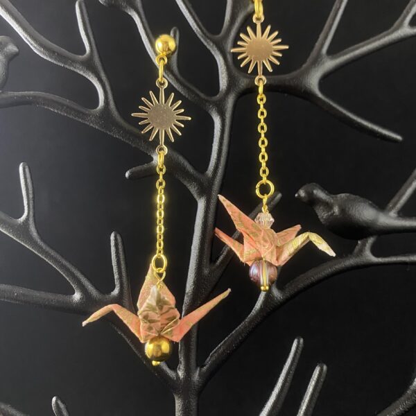Origami earrings