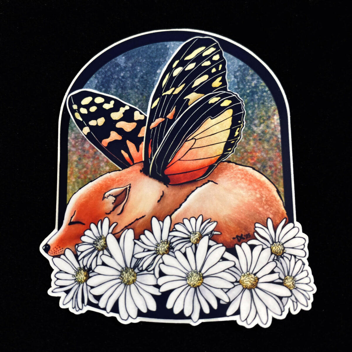 Daisy Dreamer Red Fox Sticker