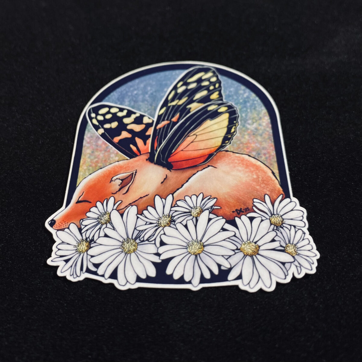 Daisy Dreamer Red Fox Sticker - Image 2