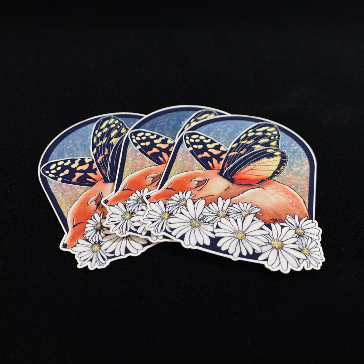 Daisy Dreamer Red Fox Sticker - Image 4