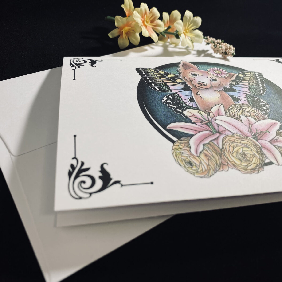 Lily Luminosity Puppy Dog Greeting Card - Image 3