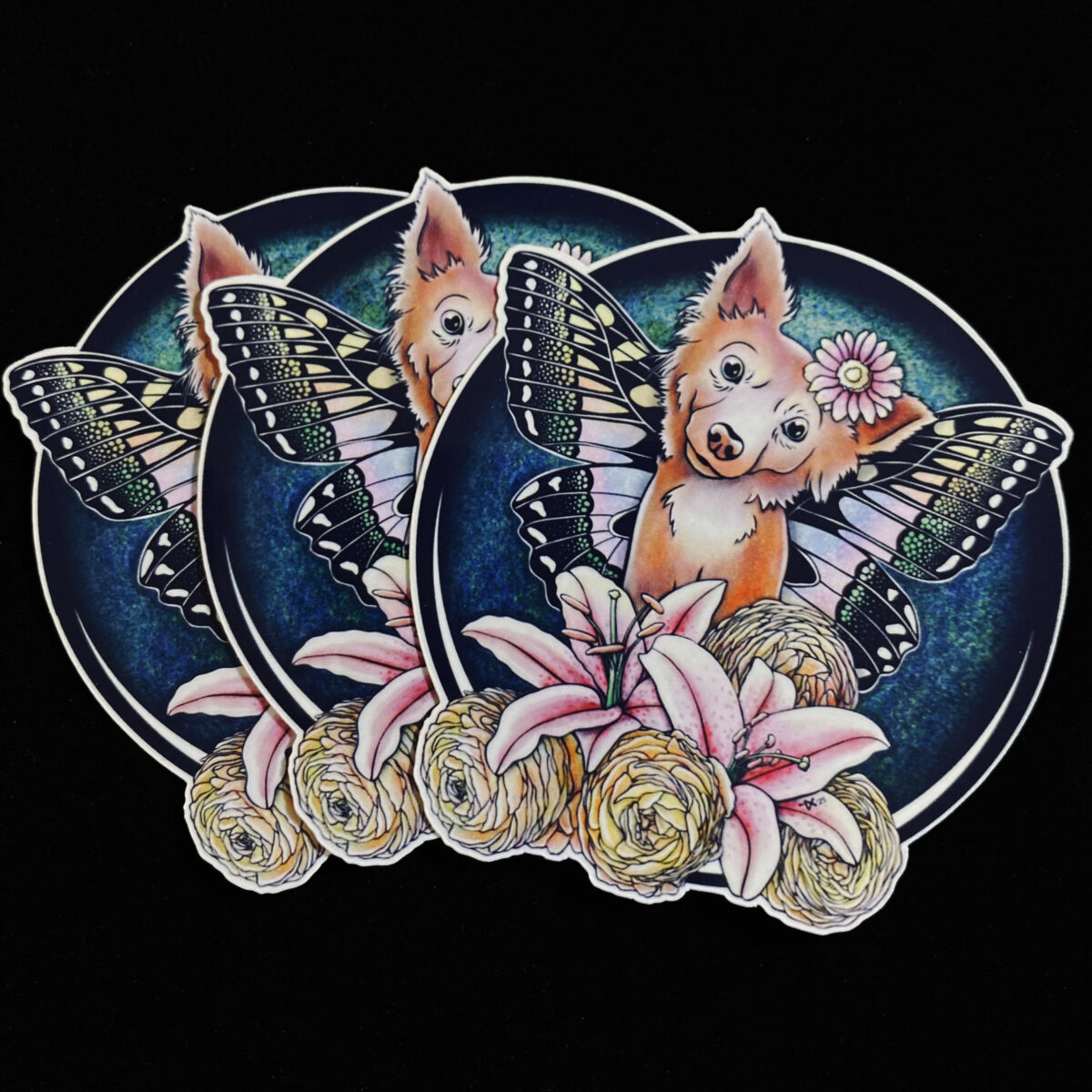 Lily Luminosity Fairy Pup Sticker - Image 3