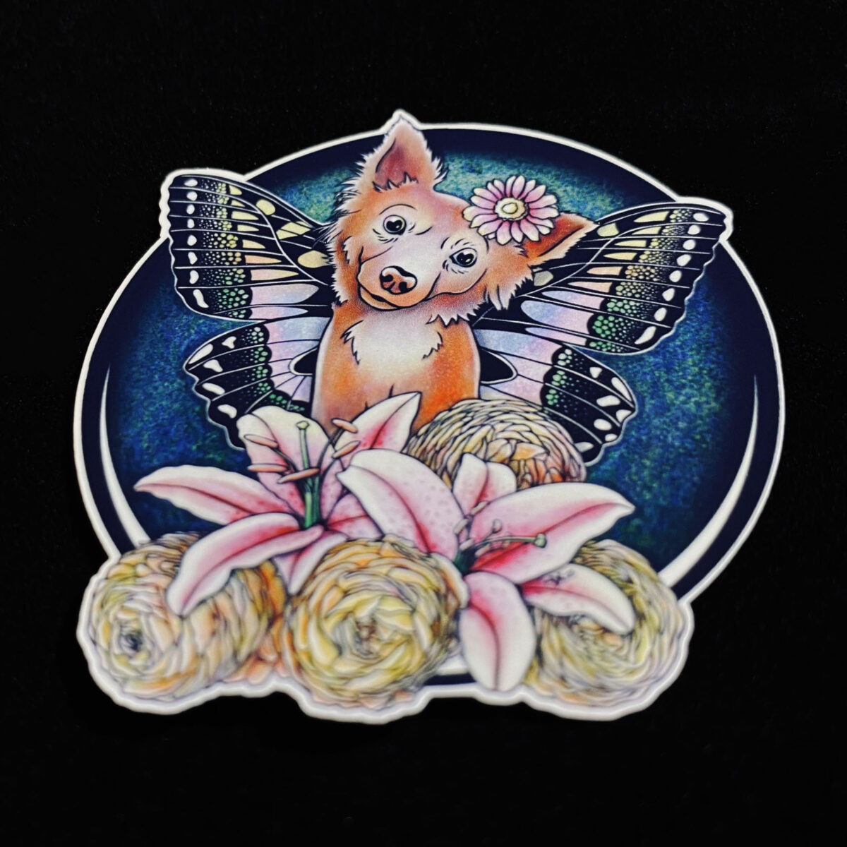 Lily Luminosity Fairy Pup Sticker - Image 2